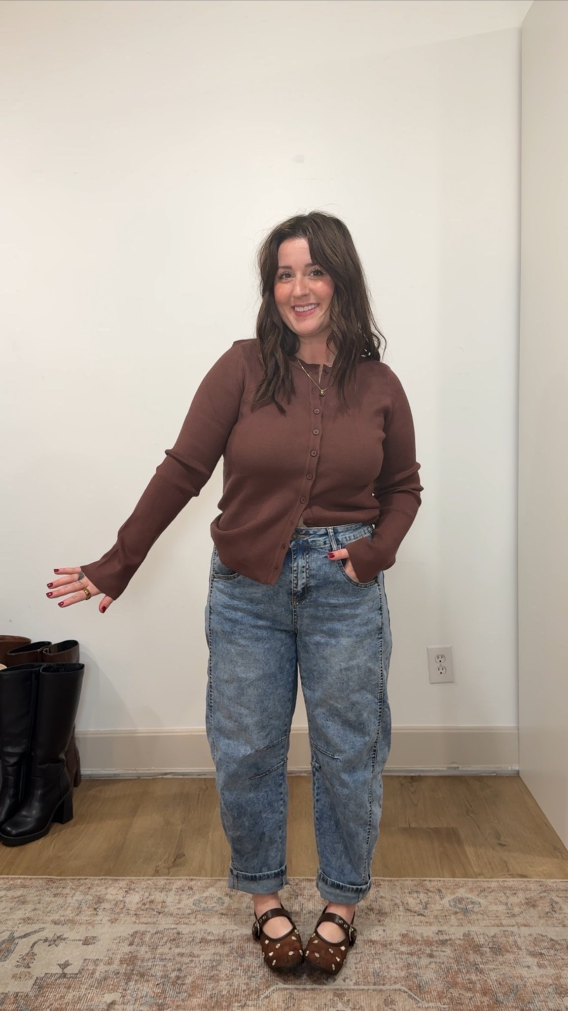 Six ways I style my cardigans! Works great for most seasons! Wearing a large in this cardigan and everything else runs TTS!

#LTKootd #LTKFindsUnder50 #LTKPetite