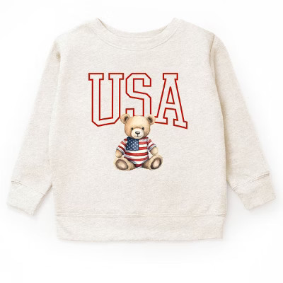 The Juniper Shop USA Bear Youth Sweatshirt - S - Natural | Target