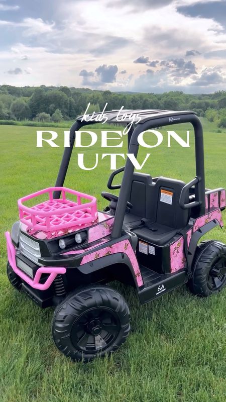 Kids Summer Outdoor Toy Ride On 2 Seater ATV UTV 24 Volt - perfect to keep kids busy this summer! #walmartpartner @walmart

I recommend the exact model I have linked here (24V UTV) But also linked 12V models below if you’re looking for something for younger kids or not as powerful.

#LTKkids