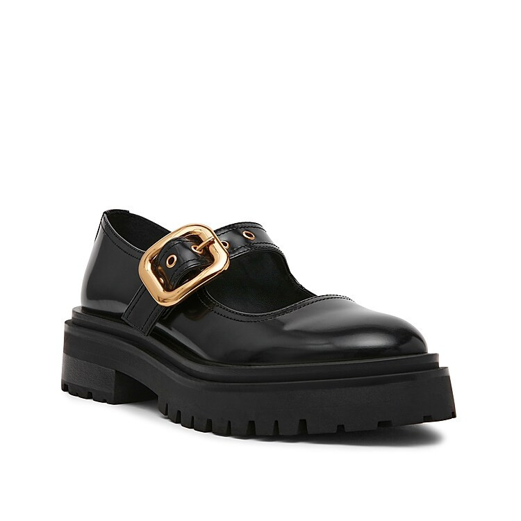 Steve Madden Lyndon Mary Jane Loafer | Women's | Black | Size 8.5 | Loafers | Block | Lug | Mary Jane | Platform | DSW