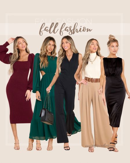 gorgeous fall finds! perfect dresses for upcoming fall weddings and events, trousers, and jumpsuits 

#LTKSeasonal #LTKstyletip #LTKunder100