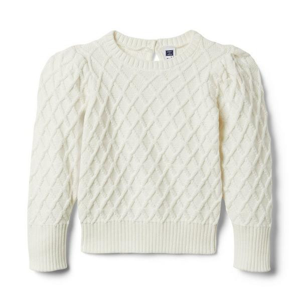 Textured Puff Sleeve Sweater | Janie and Jack