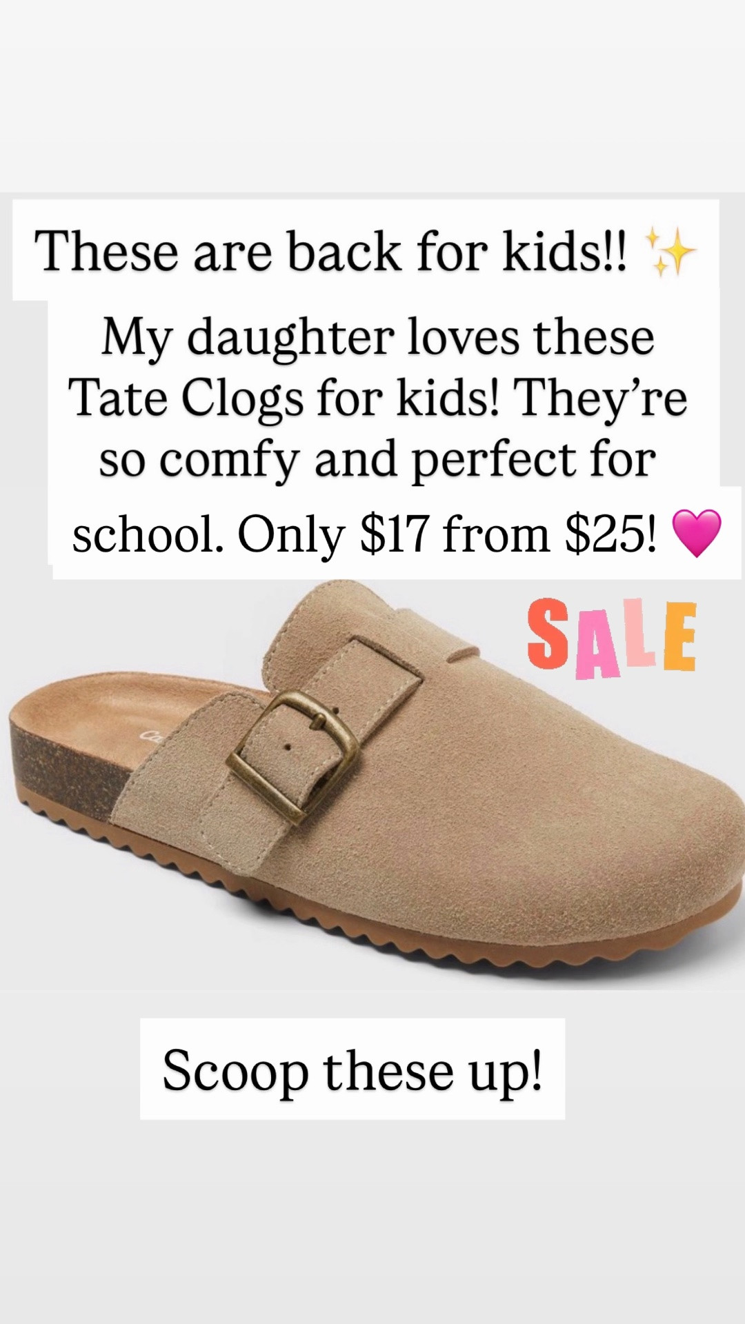 Tate clogs for girls

#LTKKids #LTKSaleAlert