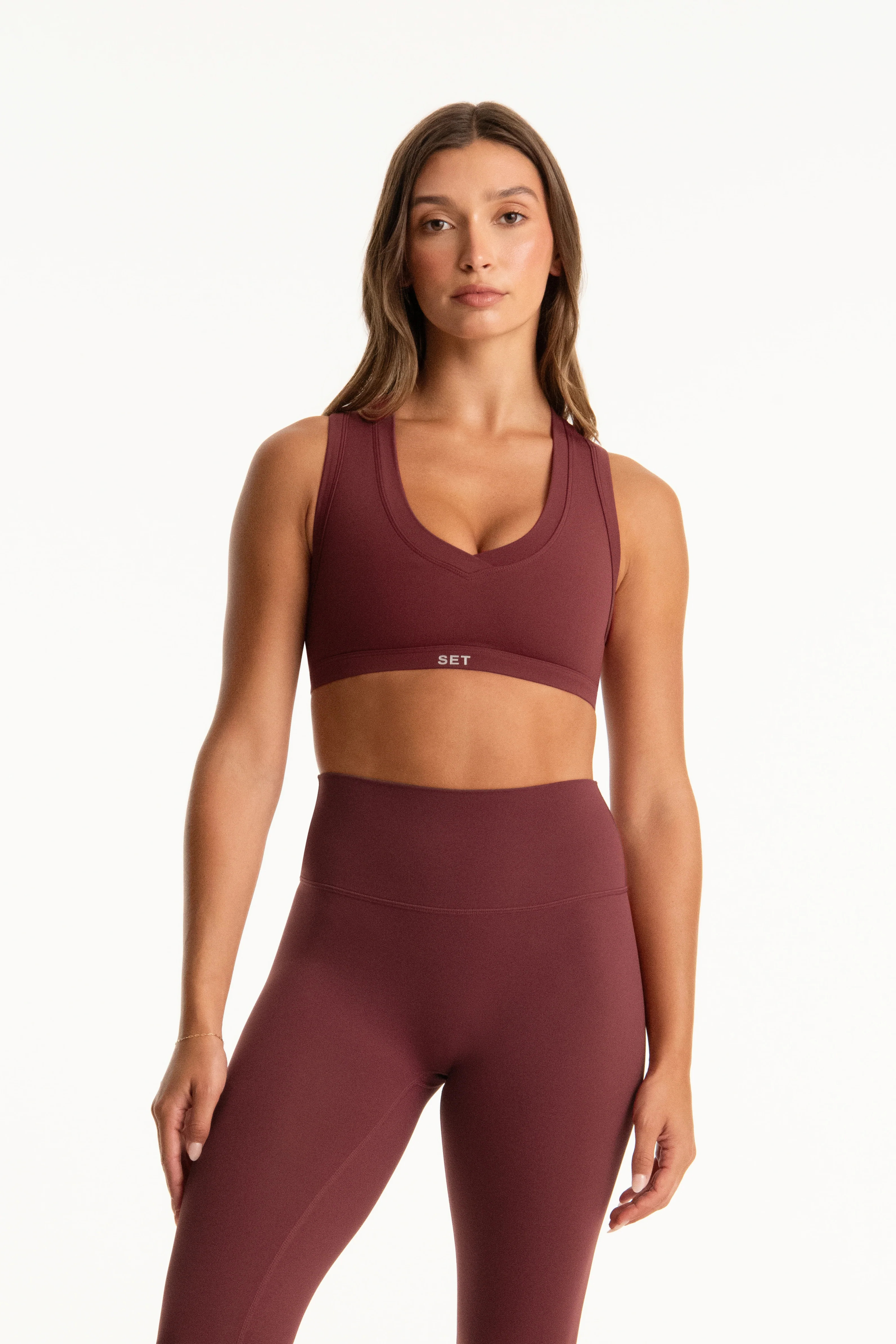 AIRLUXE™ BREATHE PARKE LA BRA - RHUBARB | SET Active