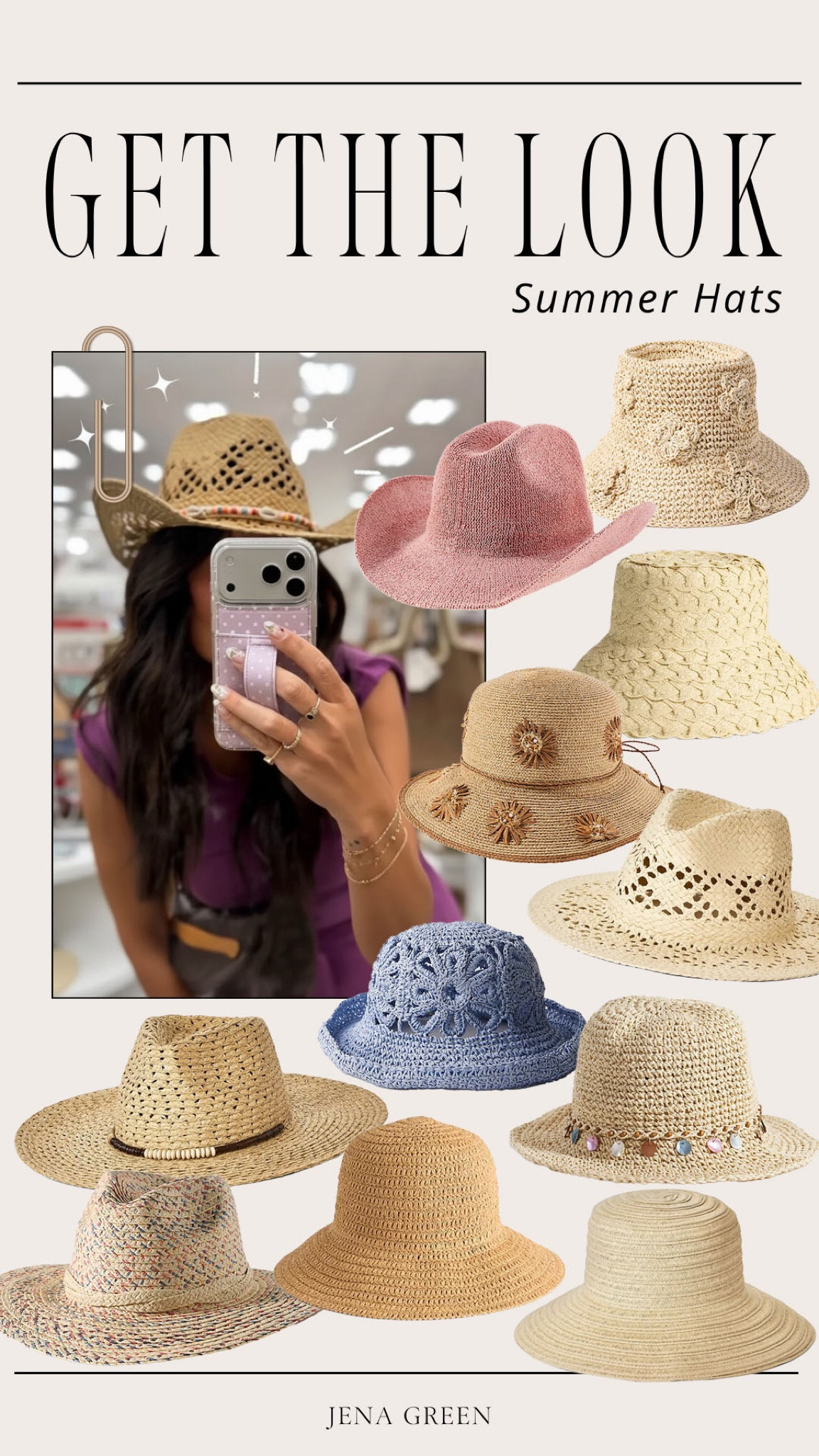 Get the Look Summer Hats | Get the Look Beach Hats | Get the Look Resort Hats 

#LTKSeasonal #LTKootd