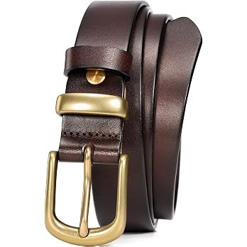 WOLFANT 1.1" Womens Belts for Jeans,100% Italian Full Grain Real Leather | All-Day Comfy Durable ... | Amazon (US)