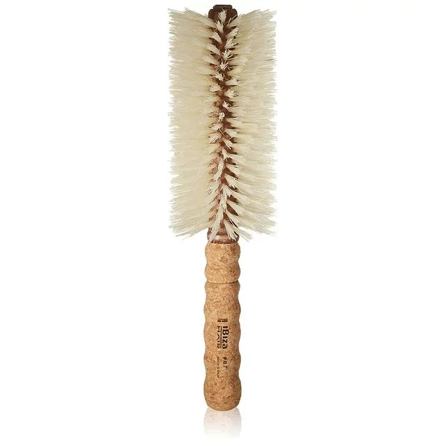 Ibiza Hair Brush - B7 Boar Bristle Round Hair Brush for Fine or Color Treated Hair - Salon Qualit... | Walmart (US)