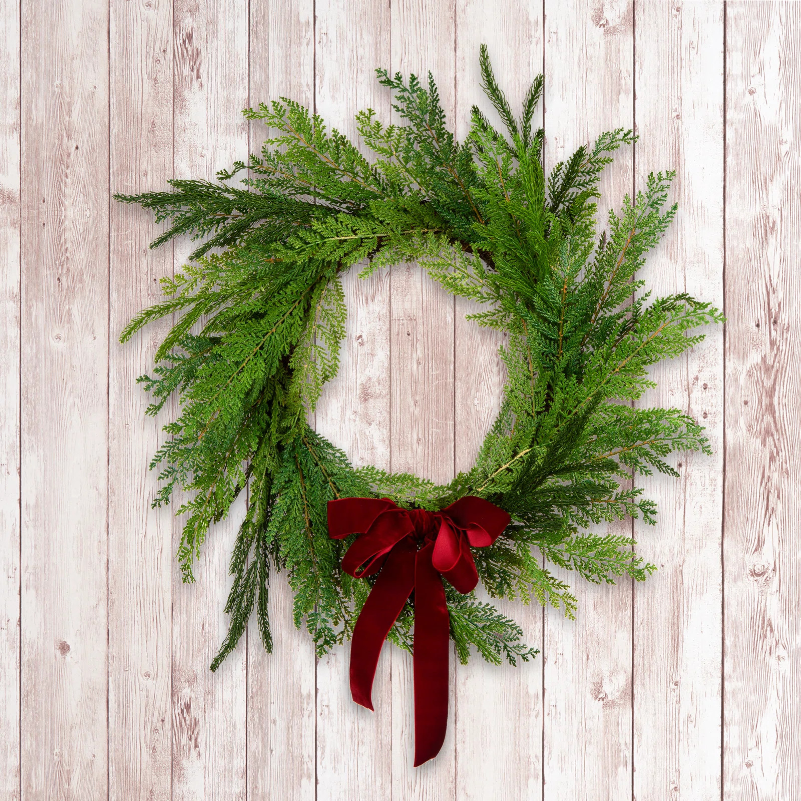24in. Christmas Cottage Wreath | Wayfair North America