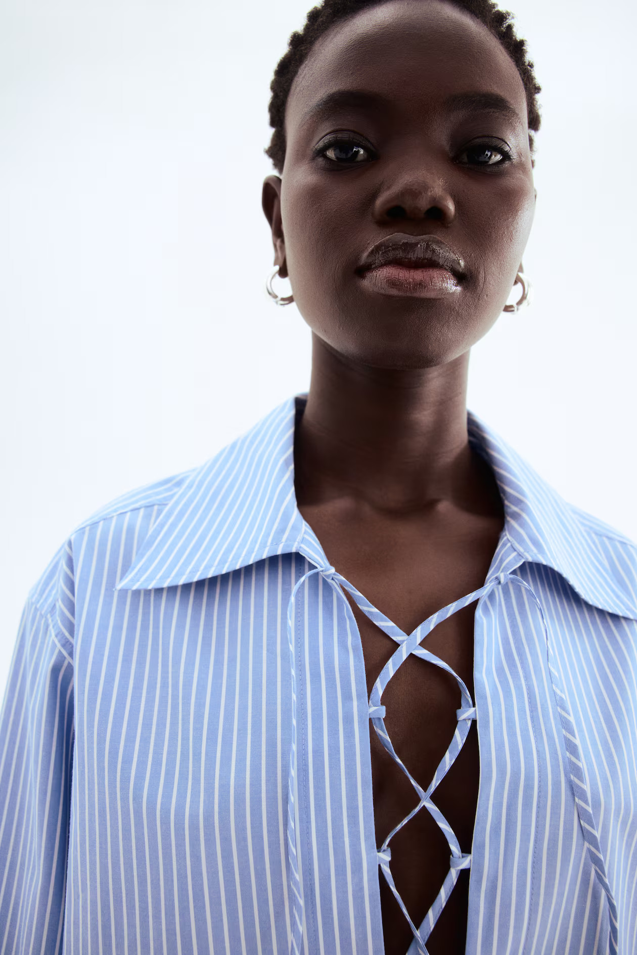 Lace-Up Shirt Dress | H&M (US + CA)