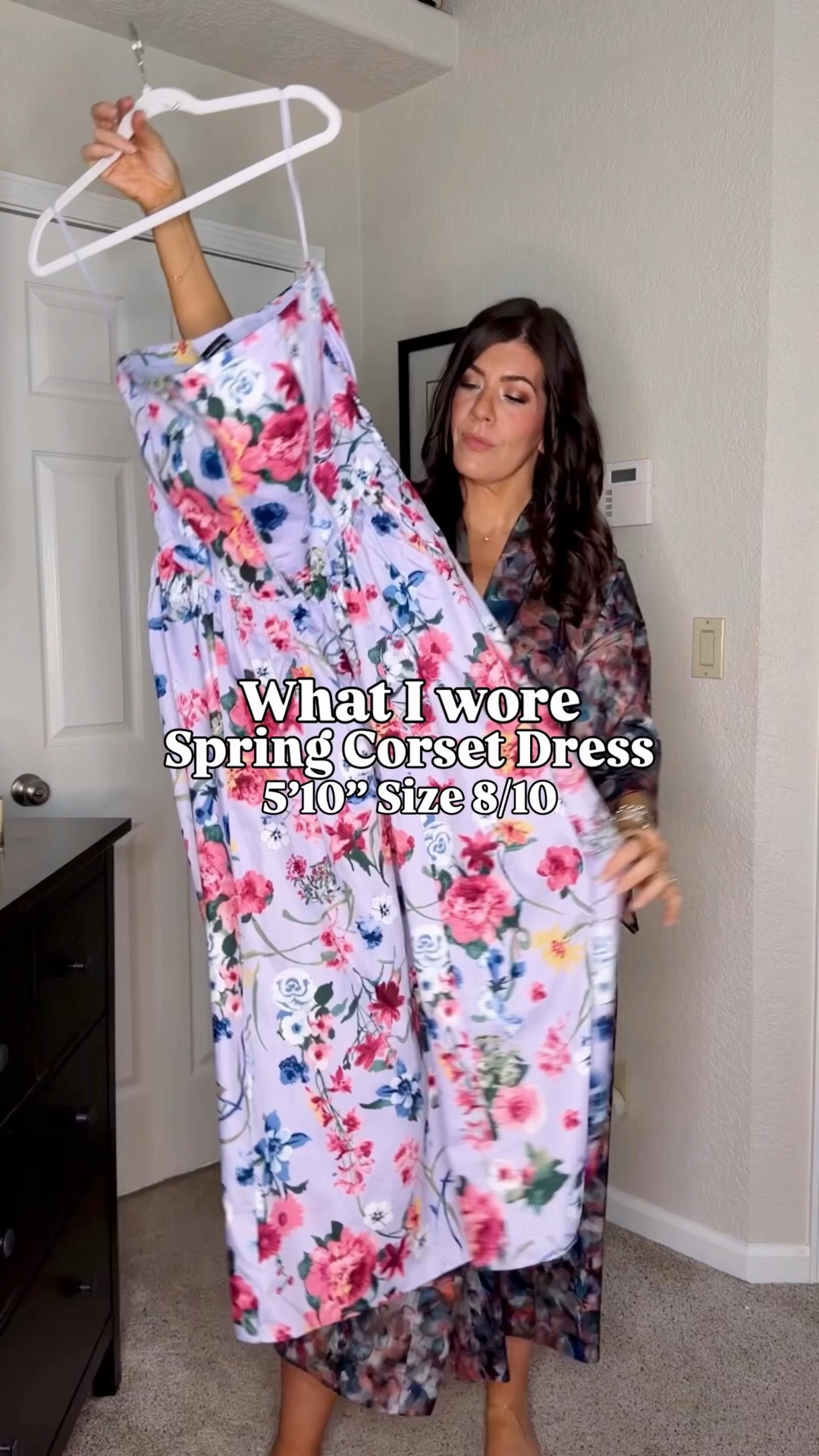 Get ready with me
Springy floral dress-medium (code AFLTK)
Shoes- 10
Robe- large 

#LTKSpringSale #LTKWedding #LTKMidsize