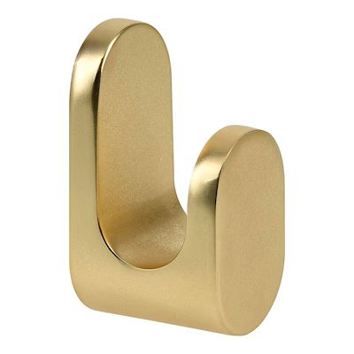 ReliaBilt  1-Hook 1.5-in x 3.13-in H Soft Gold Decorative Wall Hook (25-lb Capacity) | Lowe's