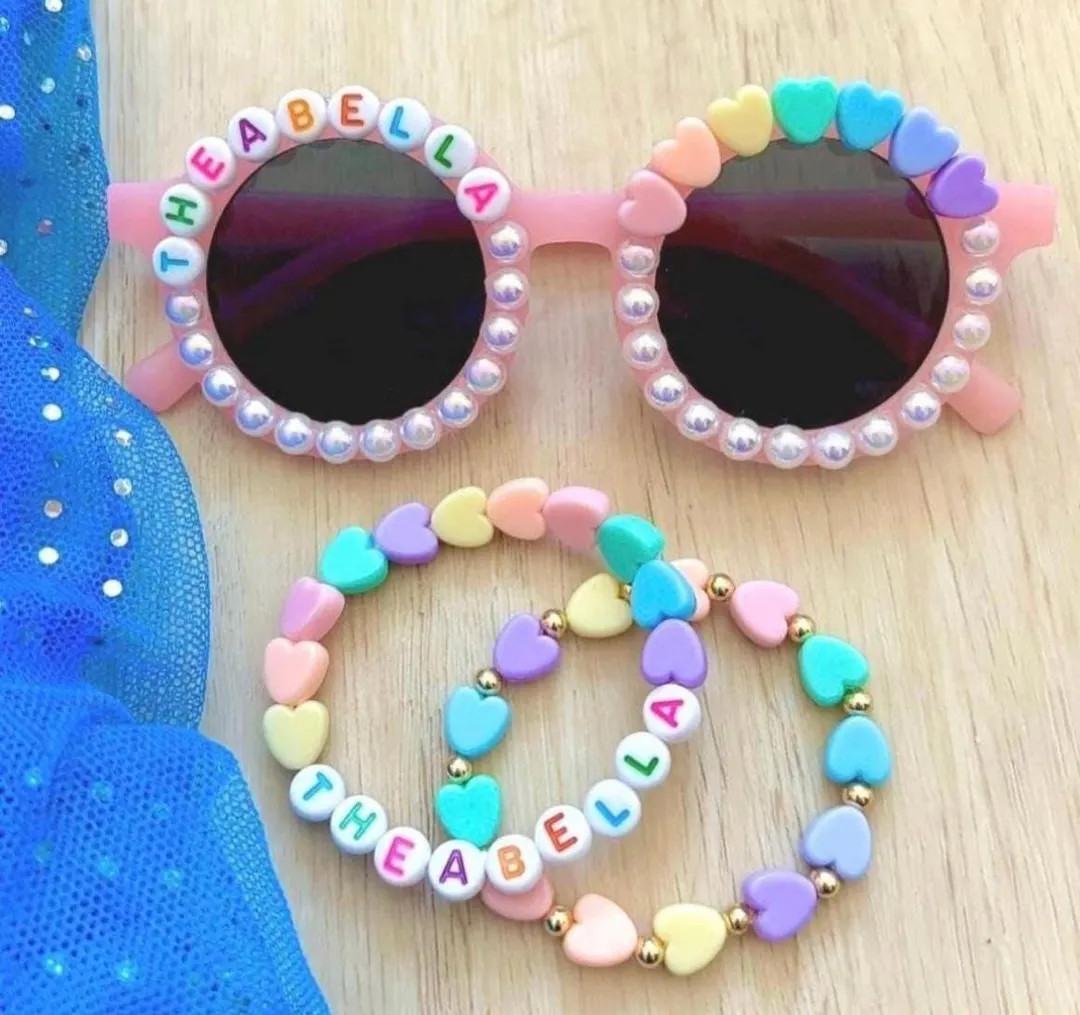 Kids Valentines Gifts for Kids Girls Valentine Gift Kids Sunglasses Kids Jewelry for Toddler Gift... | Etsy (US)