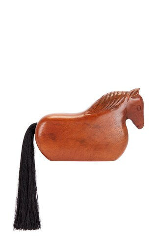 Vin. Cheval Clutch in Brown | FWRD 