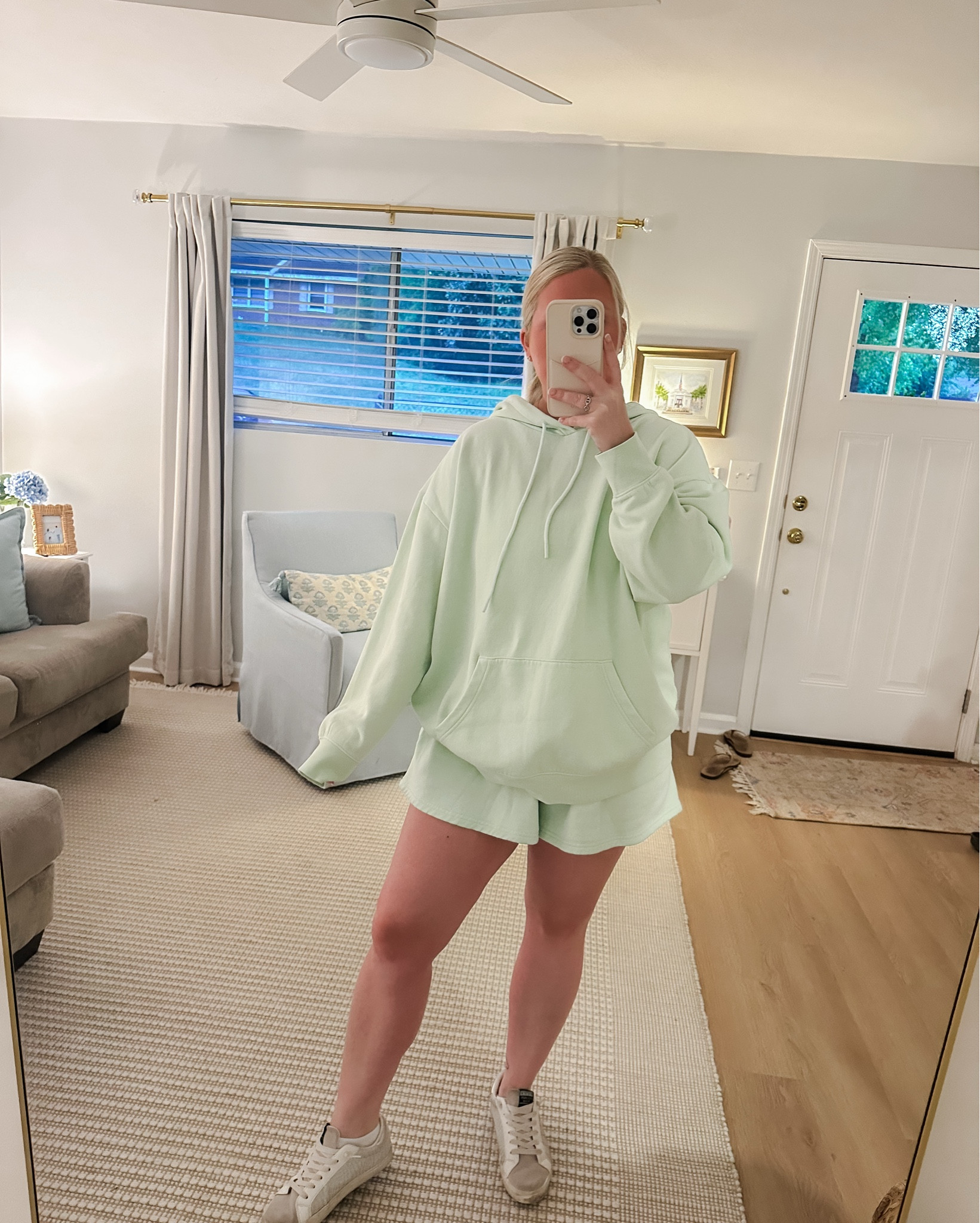 sweetest little set from target! How I’m wearing it when it’s cold in the morning & hot in the afternoon! On sale too!! 💚 wearing XL in both 

#LTKSeasonal #LTKSaleAlert #LTKMidsize