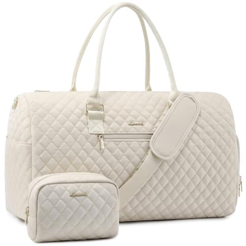 LOVEVOOK Travel Duffle Bag, Weekender Bag for Women with Toiletry Bag, Carry on Overnight Bag with Shoe Compartment, Gym Duffel Bag with Wet Pocket, Mommy Hospital Bags for Labor and Delivery | Amazon (US)
