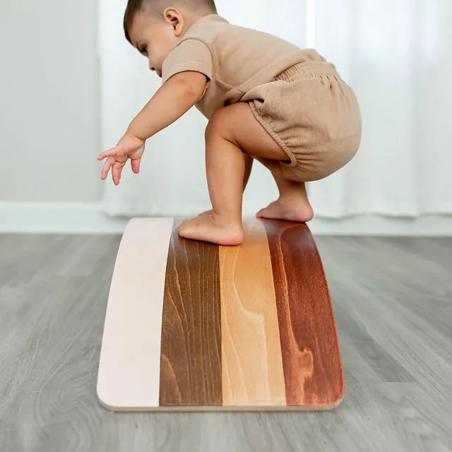 Balance, Rock & Wobble Board, Neutrals | UncommonGoods
