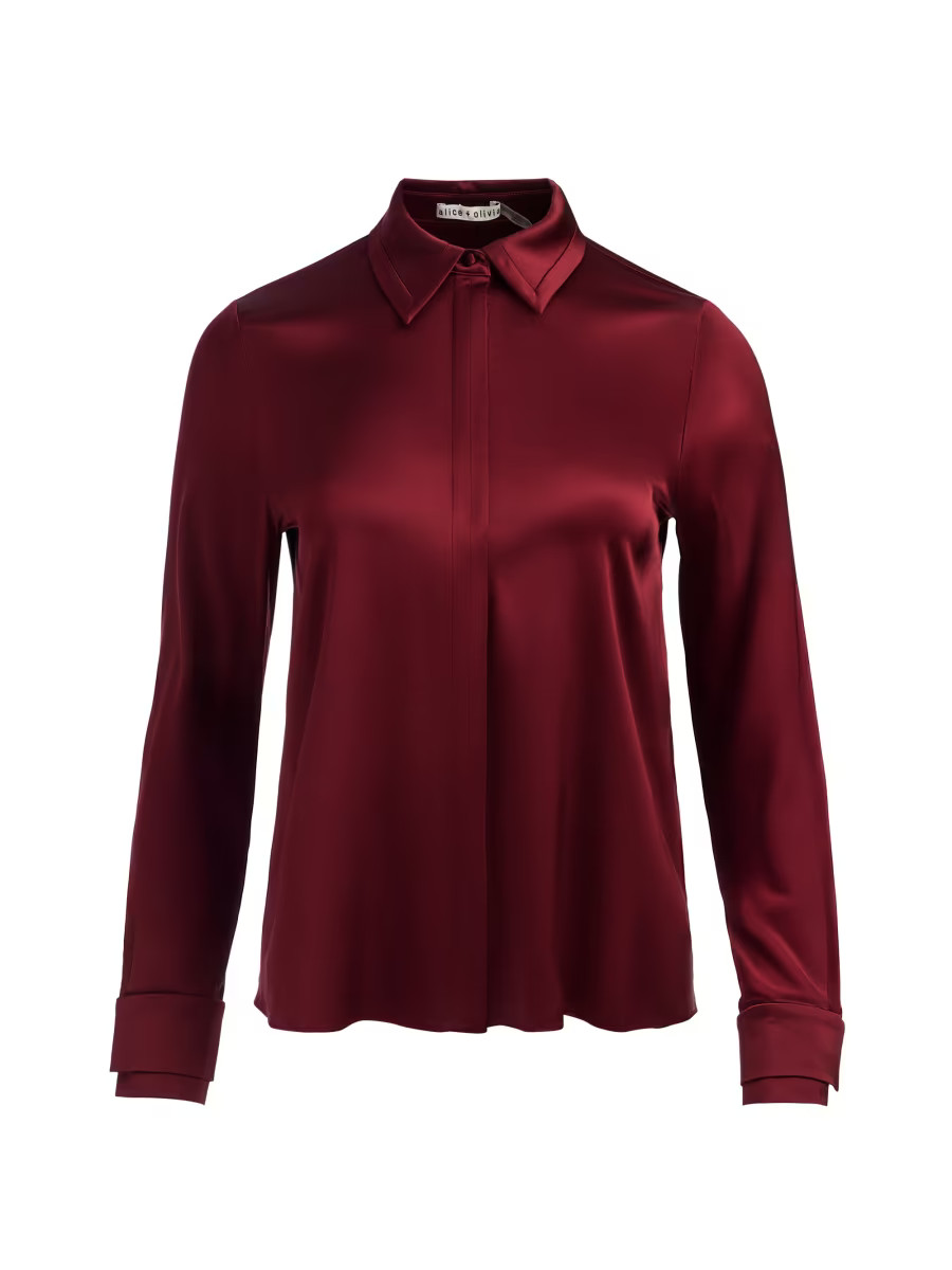 Willa Satin Top | Saks Fifth Avenue