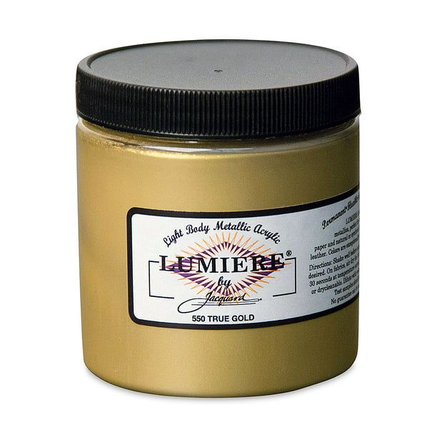 Jacquard Lumiere Acrylic - True Gold, 8 oz Jar | Walmart (US)