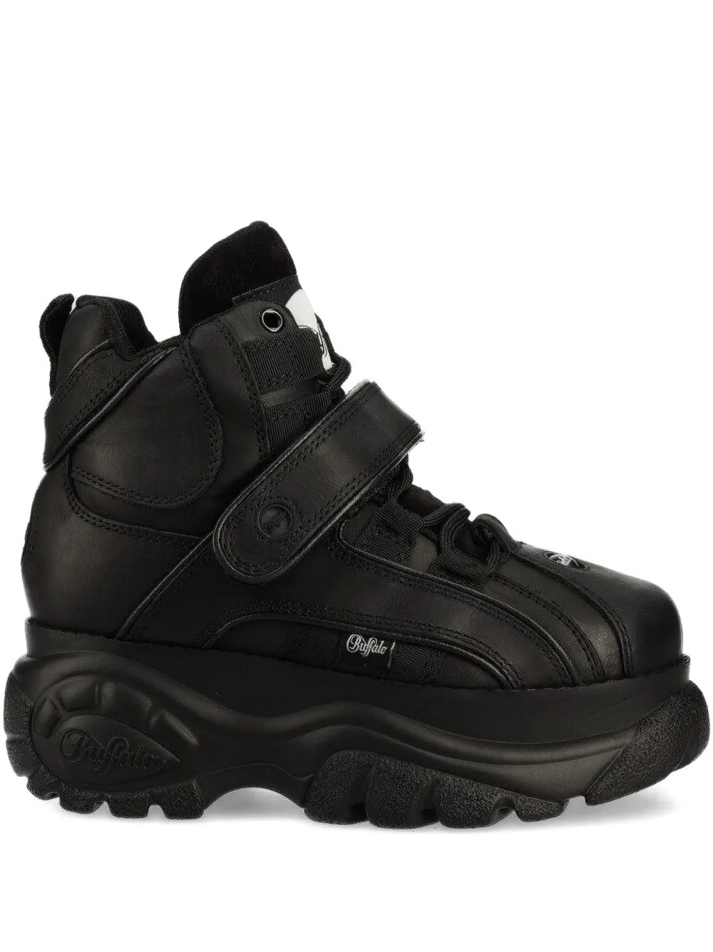 Buffalo Classic High Chunky Sneakers | Black | FARFETCH | Farfetch Global