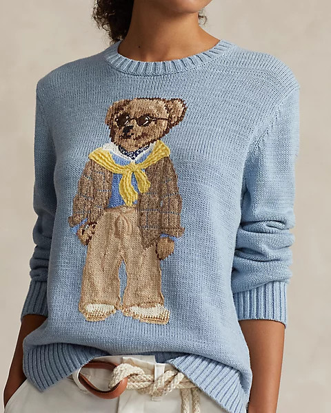 Polo Bear Cotton Crewneck Jumper | Ralph Lauren (UK)