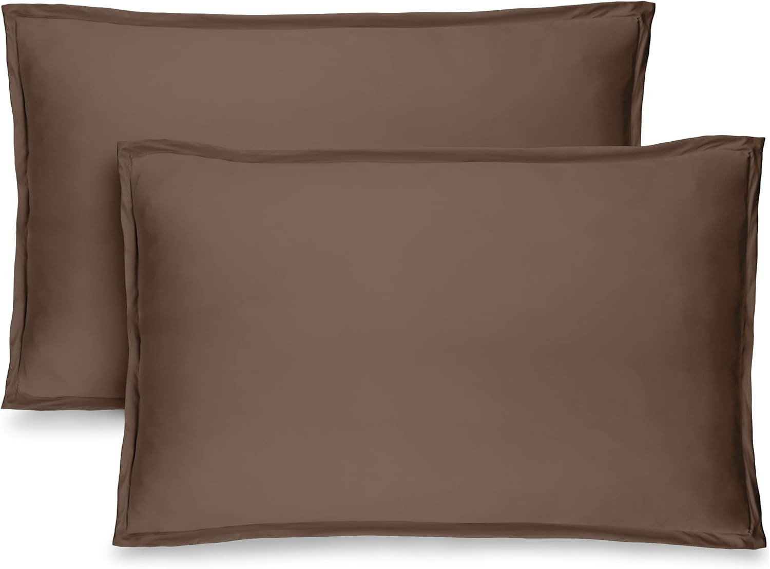 Bare Home Standard Pillow Shams - Set of 2 - Premium 1800 Ultra-Soft Microfiber - Double Brushed ... | Amazon (US)