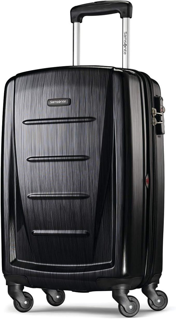 Samsonite Winfield 2 Hardside Luggage with Spinner Wheels, Brushed Anthracite, Carry-On 20-Inch | Amazon (US)