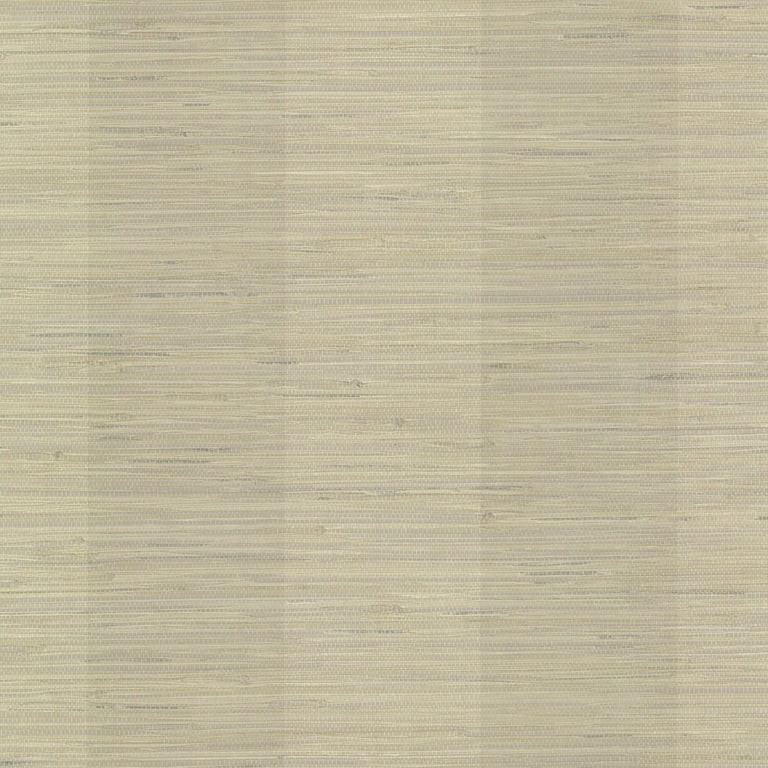 Chesapeake Oakland Pewter Grasscloth Stripe Wallpaper | Walmart (US)