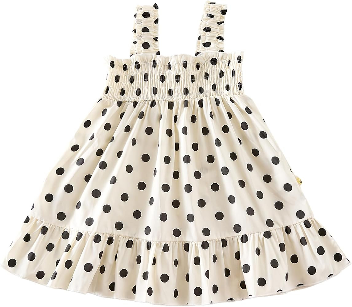 Baby Girl Summer Polka - Dot Sundress - Ideal for 3M - 24M | Amazon (US)