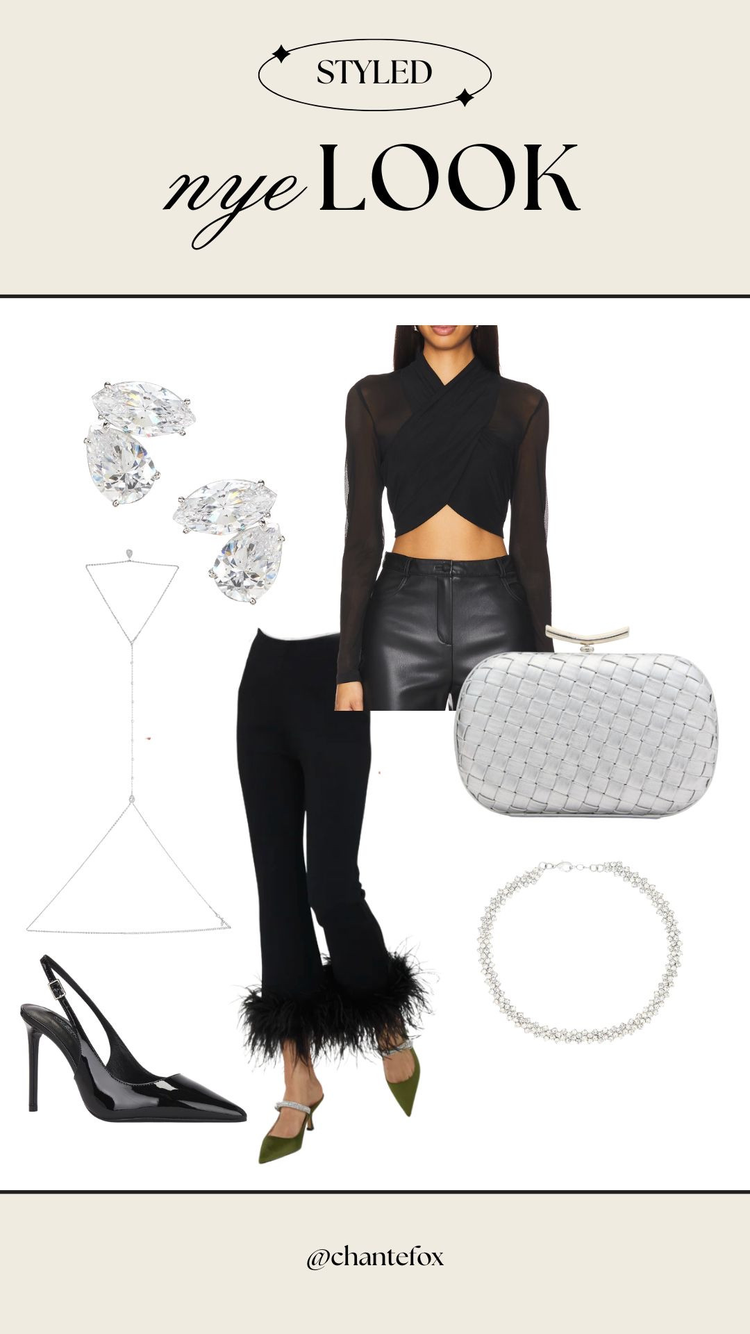 NYE outfit formula: a little sparkle, a lot of confidence, and shoes you might regret by midnight ✨🥂 #NYEOutfit #NewYearsEveStyle #SparkleSeason #HolidayOutfits #PartyLook #StyleInspo #OutfitIdeas

#LTKootd #LTKHoliday #LTKgrwm