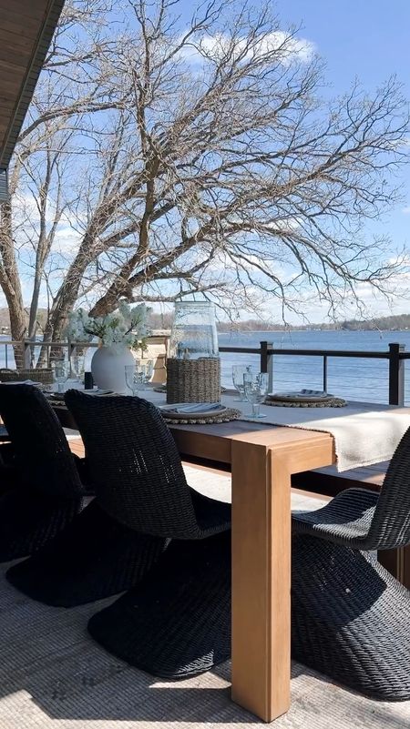 The patio at the lake is ready for warmer days abroad! We love our Arhaus outdoor furniture and I’m so excited that it’s back in stock and ON SALE! 

#LTKstyletip #LTKhome #LTKVideo