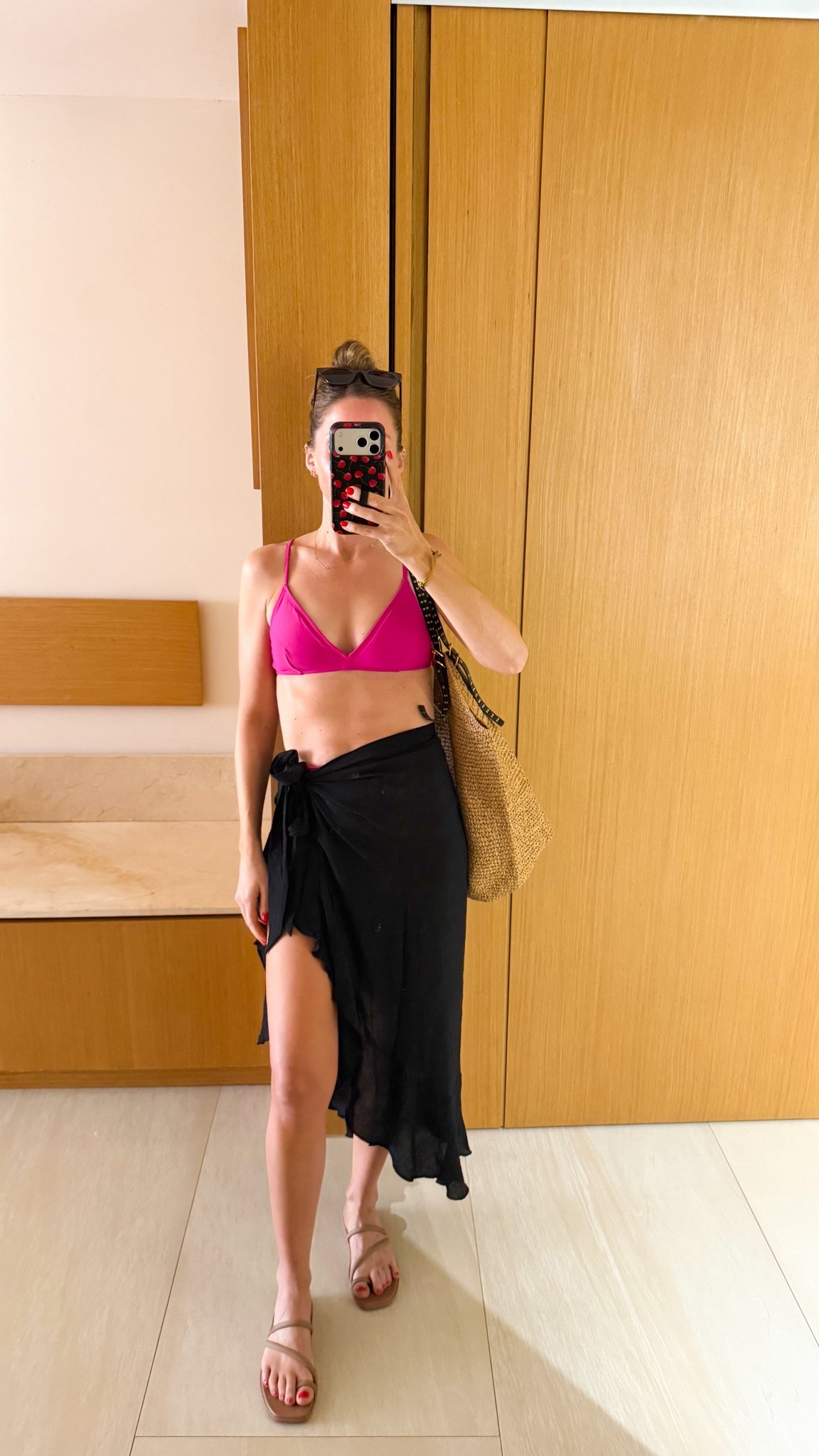 Pool/beach look for our first full day in Mexico! 
