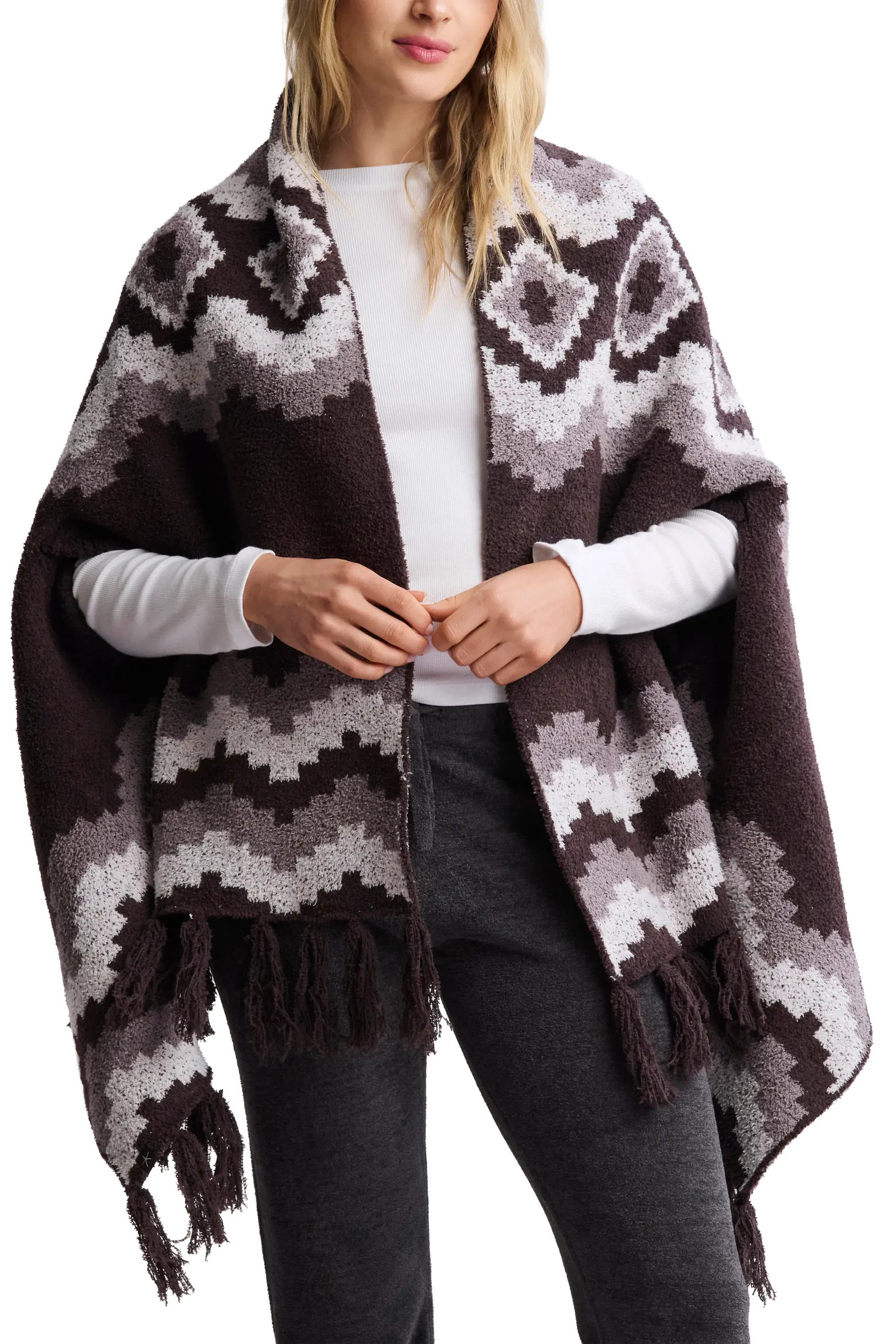 Barefoot Dreams CozyChic Mosaic Wrap (Women) | Nordstrom | Nordstrom