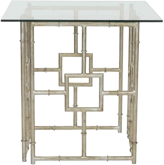 Safavieh Home Collection Dermot Silver Accent Table | Amazon (US)