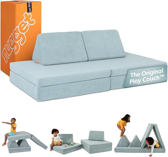 Nugget - The Original Play Couch for Kids - Modular Foam Children's Sofa for Playroom, Imaginatio... | Amazon (US)
