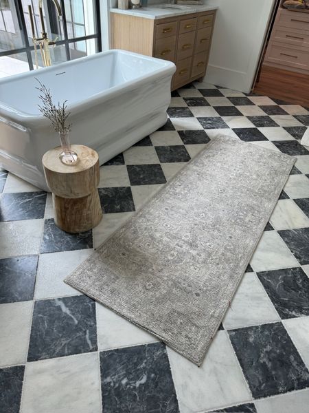 Love this runner in our bathroom! 

Loverly Grey, home finds, rugs

#LTKhome