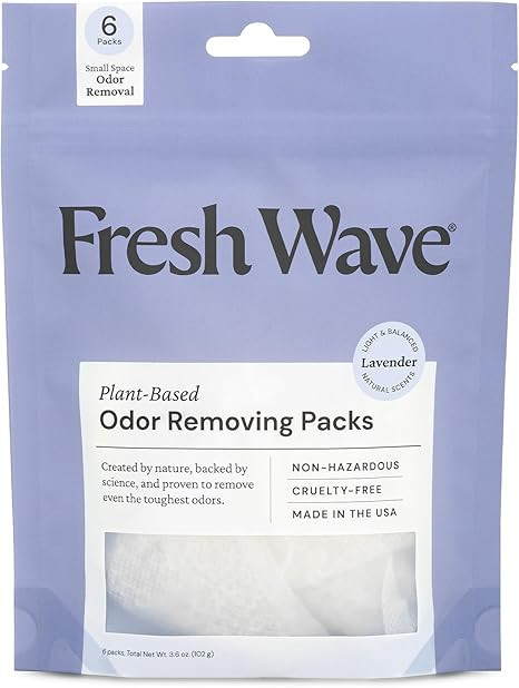 Fresh Wave Lavender Odor Eliminating & Deodorizing Packs | Bag of 6 | Safer Odor Relief for Small... | Amazon (US)