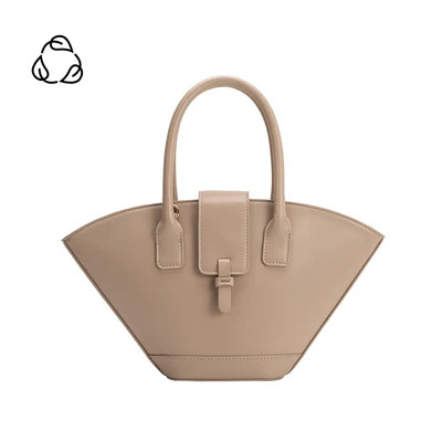 Violet Nude Recycled Vegan Leather Crossbody Bag | Melie Bianco