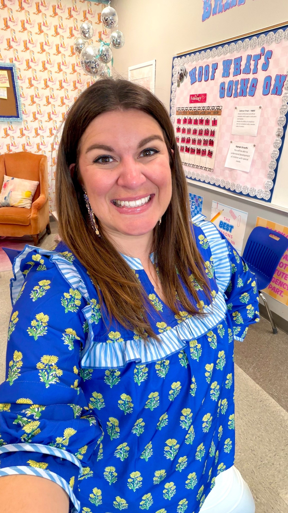 Whe you find the perfect spring shirt in your school colors!! 💙💛 Amazon for the win!!

#LTKOver40 #LTKootd #LTKSaleAlert
