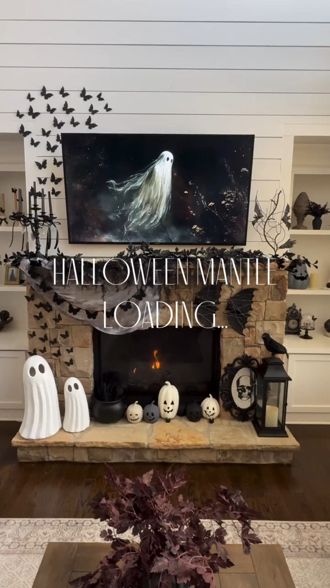 HALLOWEEN MANTLE REVEAL👻🖤
I’m so excited to finally share my newest Halloween mantle styling with you all — this year I went for a black + white theme with moody purple lighting and I’m obsessed!🕯️🕸️

Every little detail—from the flickering candles to the spooky silhouettes and layered textures—came together even better than I imagined. It’s the perfect mix of elegant + eerie!

Don’t forget to save this post for inspiration and share it with your Halloween-loving besties! 🤍💜

#halloweenmantle #halloweendecor #halloweenhomedecor #halloweenstyling #spookyseason #homedecorinspo #halloweeninspo #halloweenvibes #falldecor #homestyling #targetfinds #ltkhome #ltkhalloween #halloweendecorideas #halloweendesign #fallhomedecor #spookyhomedecor #holidaydecor #halloweenaesthetic #decorinspo #mantledecordesign #halloweentrends #halloweenstyle #halloweenseason

#LTKHome #LTKHalloween #LTKStyleTip