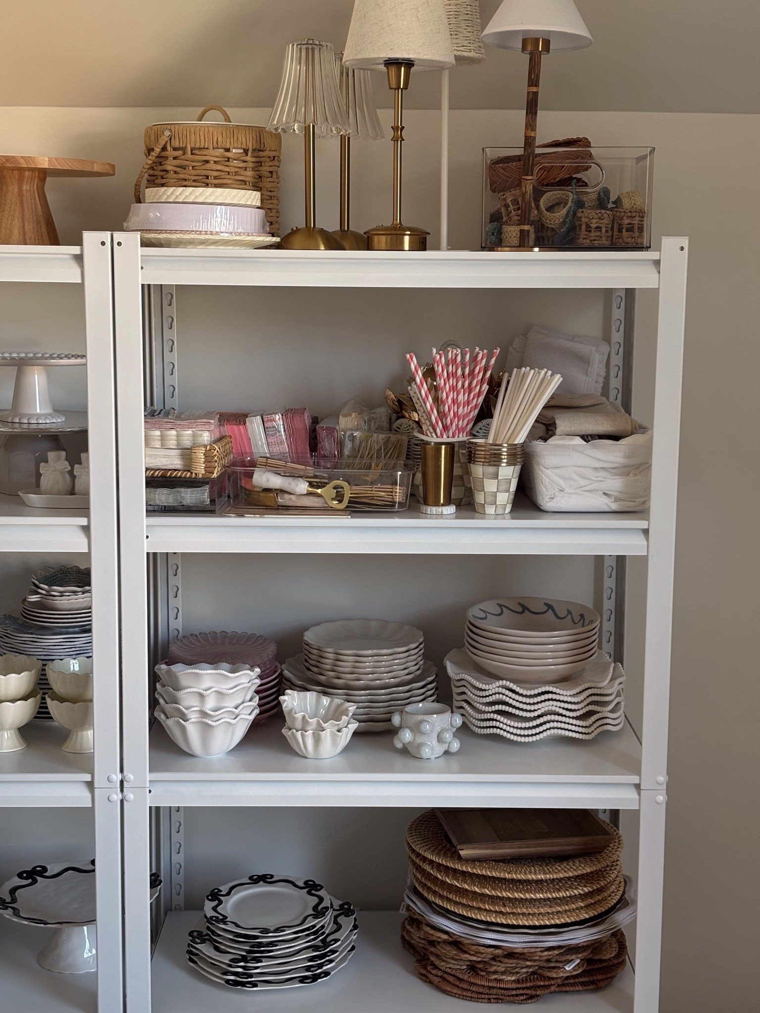 The best heavy duty shelves and some of my hosting favorites! 🤍

#LTKHome