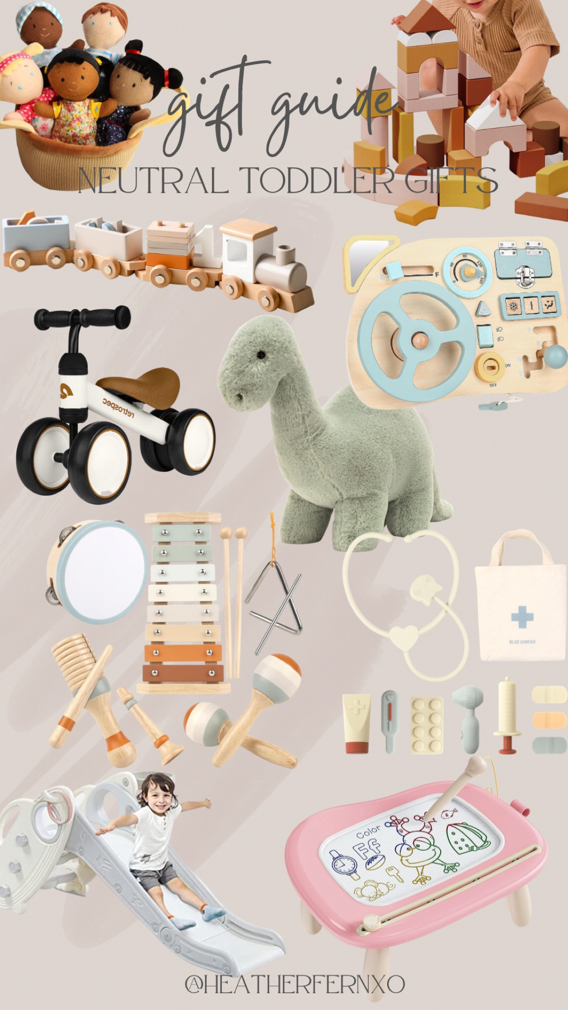 Still keeping up the neutral vibes with toddlers? Props to you 🙌🏼 here’s my favorite *less colorful* toys for your kiddos 

#LTKGiftGuide #LTKkids #LTKbaby