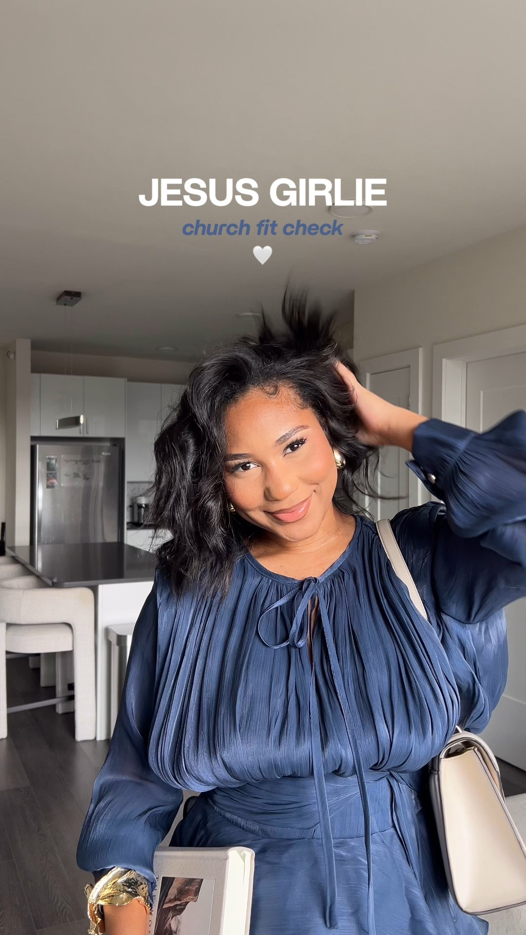 Fashion Nova dress: Giselle Soft Organza Mini Dress - Navy (size small)