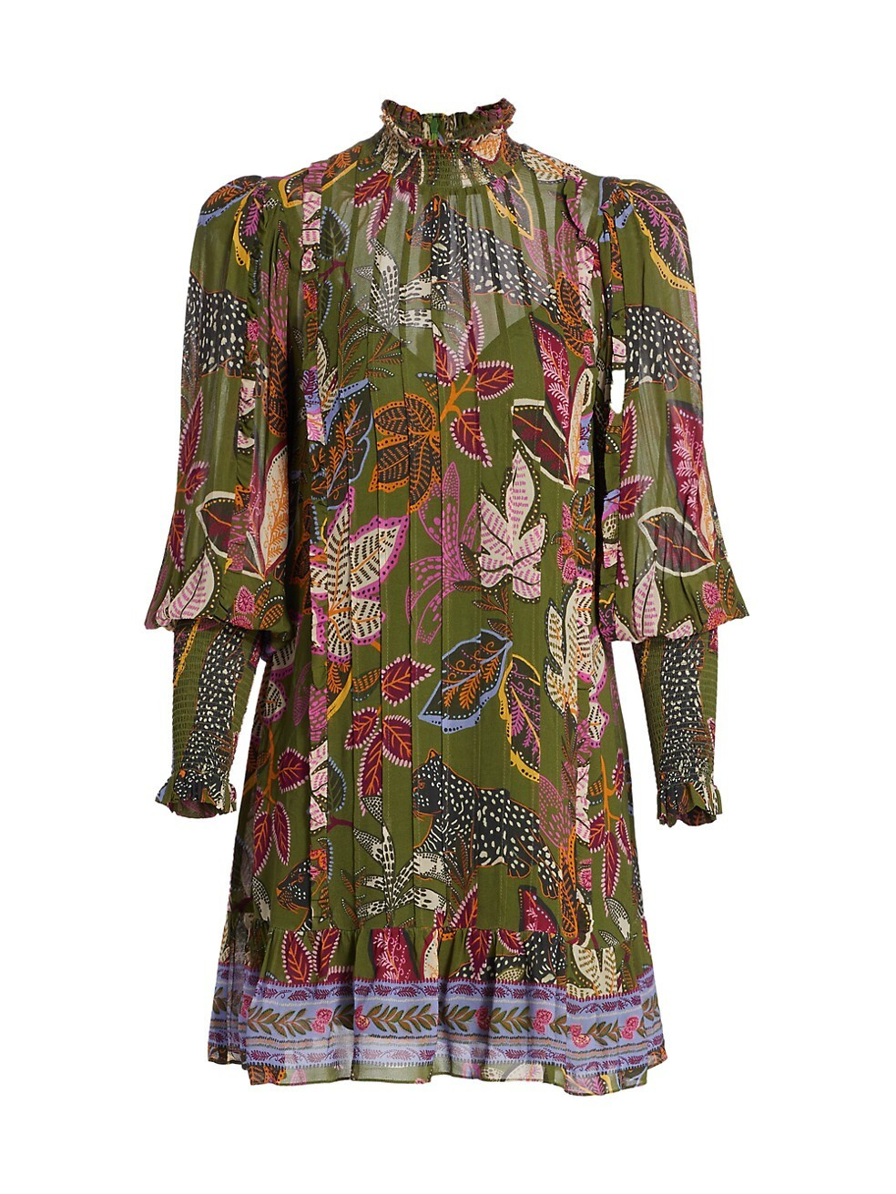 Wild Jungle Minidress | Saks Fifth Avenue