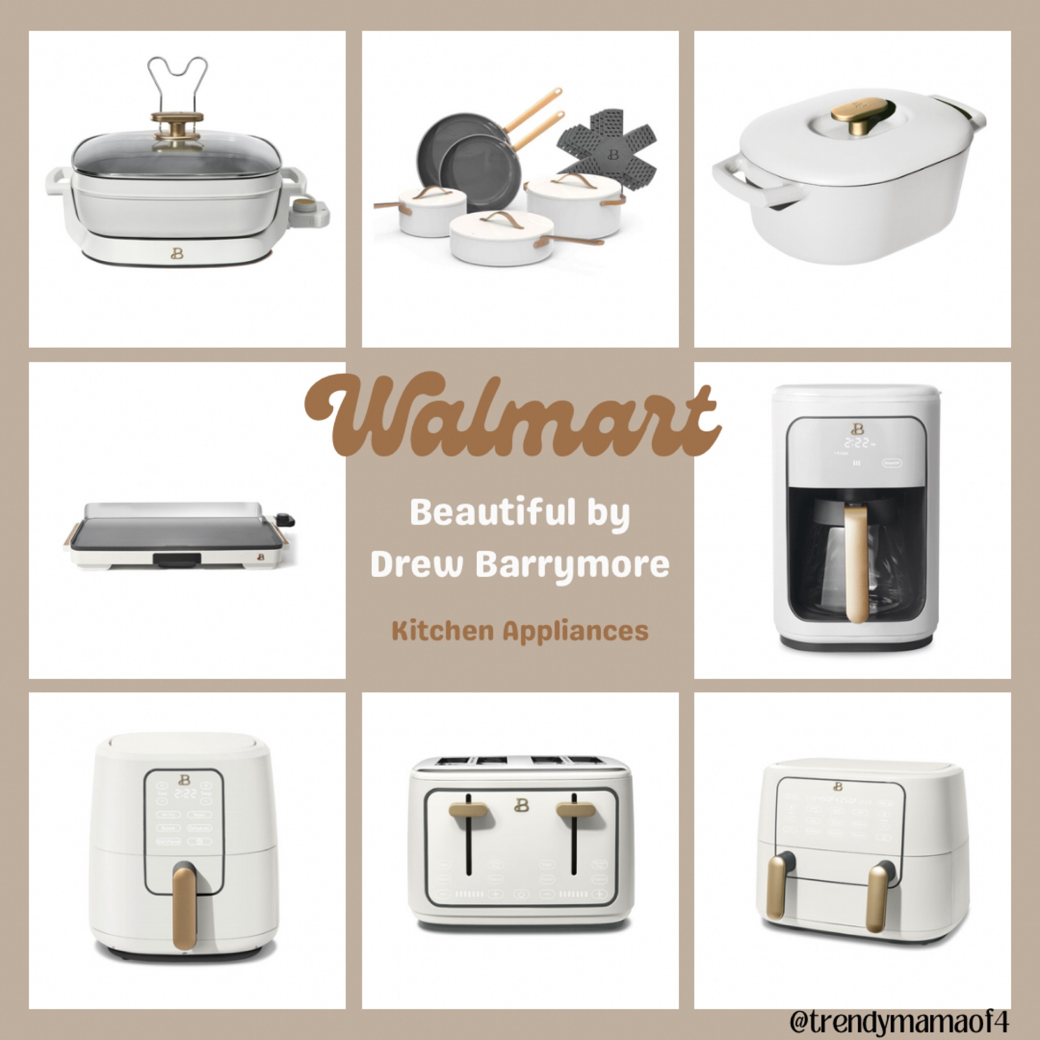 Walmart Beautiful by Drew Barrymore Kitchen Appliances
Loving all the appliances in the color white icing. Other colors to choose from.
#walmart #walmartfinds #kitchenappliances #whitekitchenappliances #walmartdeals #christmasgifts #home #housewarminggifts

#LTKhome #LTKsalealert