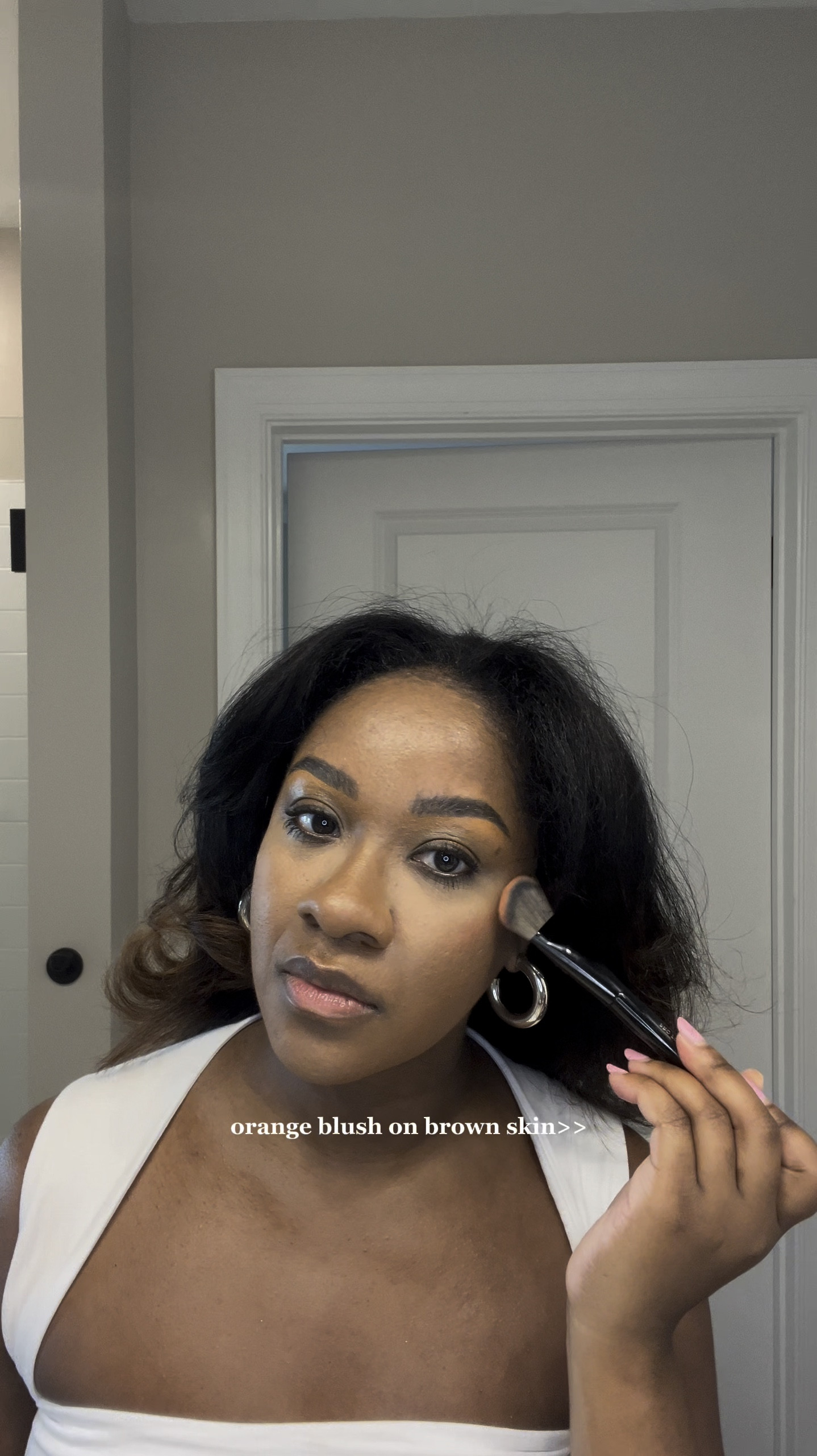 Trying cream blush from Pat McGrath in the shade ‘vivid orange’🍊

#LTKStyleTip #LTKBeauty #LTKVideo