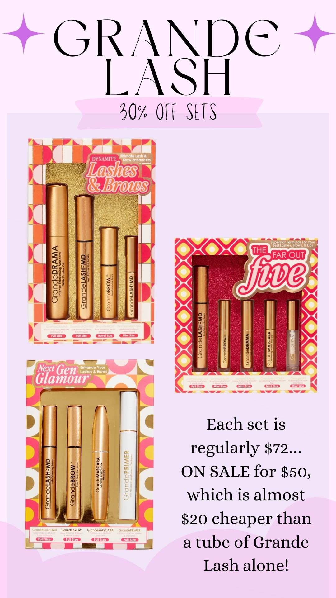 Grande Lash Sets are 30% off! Stock up and SAVE! My FAVORITE LASH SERUM! 

#giftsforher #lashserum #grandelash

#LTKCyberWeek #LTKGiftGuide #LTKBeauty