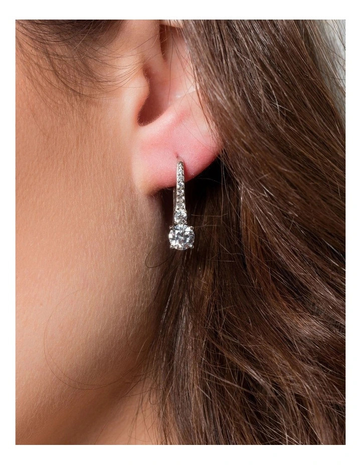 GeorginiIconic Bridal Daphne Silver Earrings | Myer