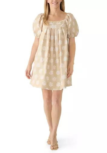 Women's Puff Sleeve Print Mini Shirtdress | Belk