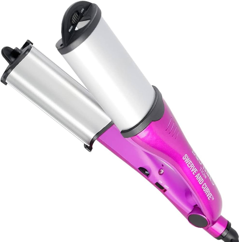 Bed Head 1 Inch Ceramic Curling Iron Crimper Waver for Beach Waves, Deep Waver Hair Curler with 3... | Amazon (US)