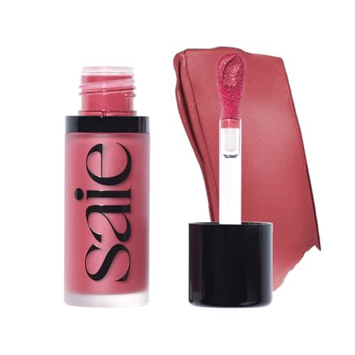 Saie Dew Liquid Blush for Cheeks - Hydrating Cream Blush Stick with a Blendable + Buildable Formula - Skincare Infused Dewy Cheek Tint for a Natural Flush - Glowy Makeup Essential - Dreamy (.40 oz) | Amazon (US)